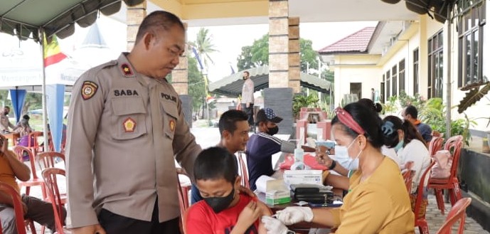 Semarak Bhakti kesehatan Hari Bhayangkara Polres Malaka Terus Layani Warga