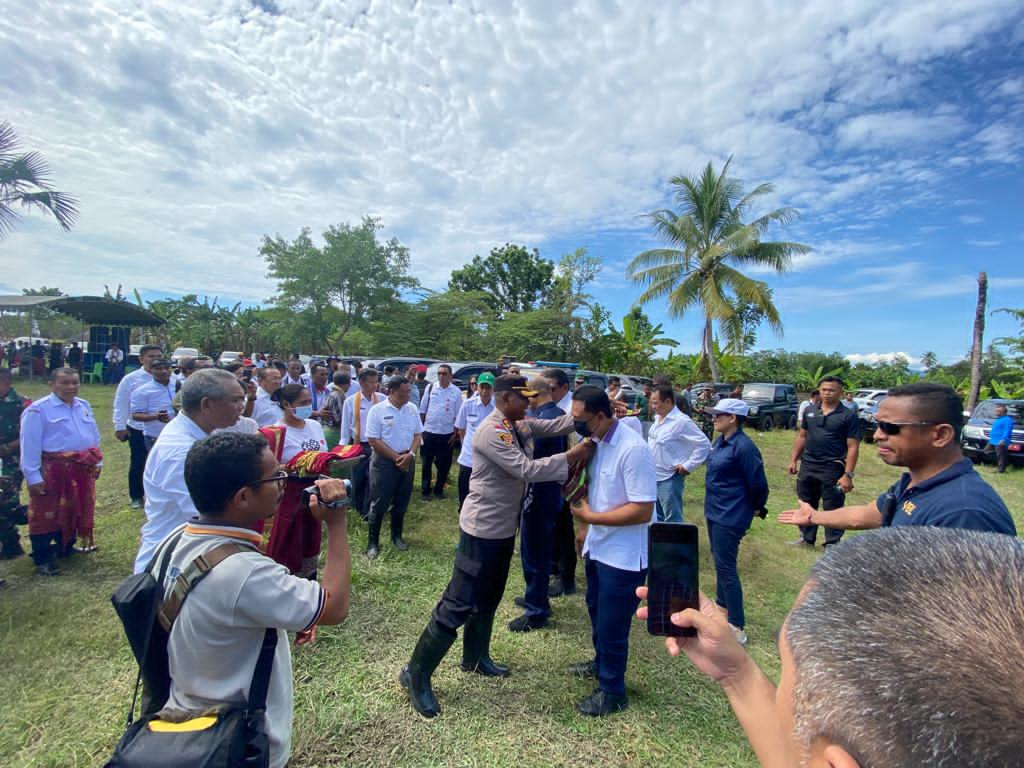 Kapolres Malaka Hadiri Kunker Gubernur NTT 