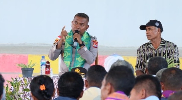 Kapolres Malaka Tatap Muka & Dialog Bersama Warga Weliman Ini Hal Penting Yang Disampaikan