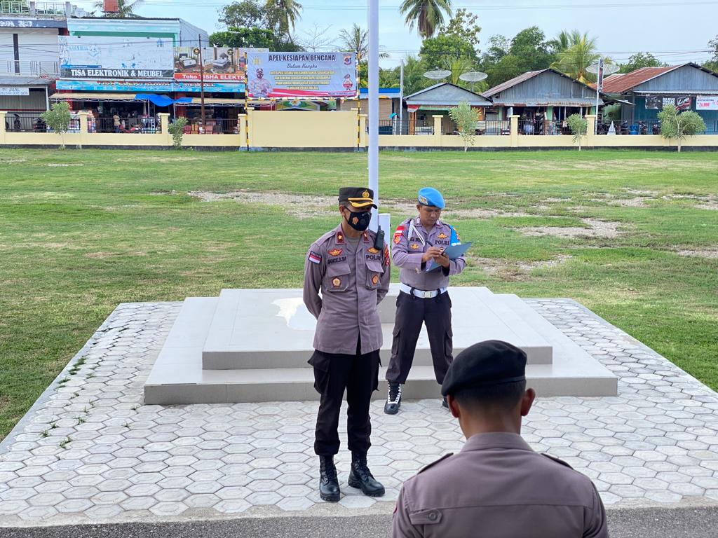 Polres Malaka Gelar Apel Antisipasi Kejadian Menonjol Persiapan Penetapan Hasil Calon Kades 