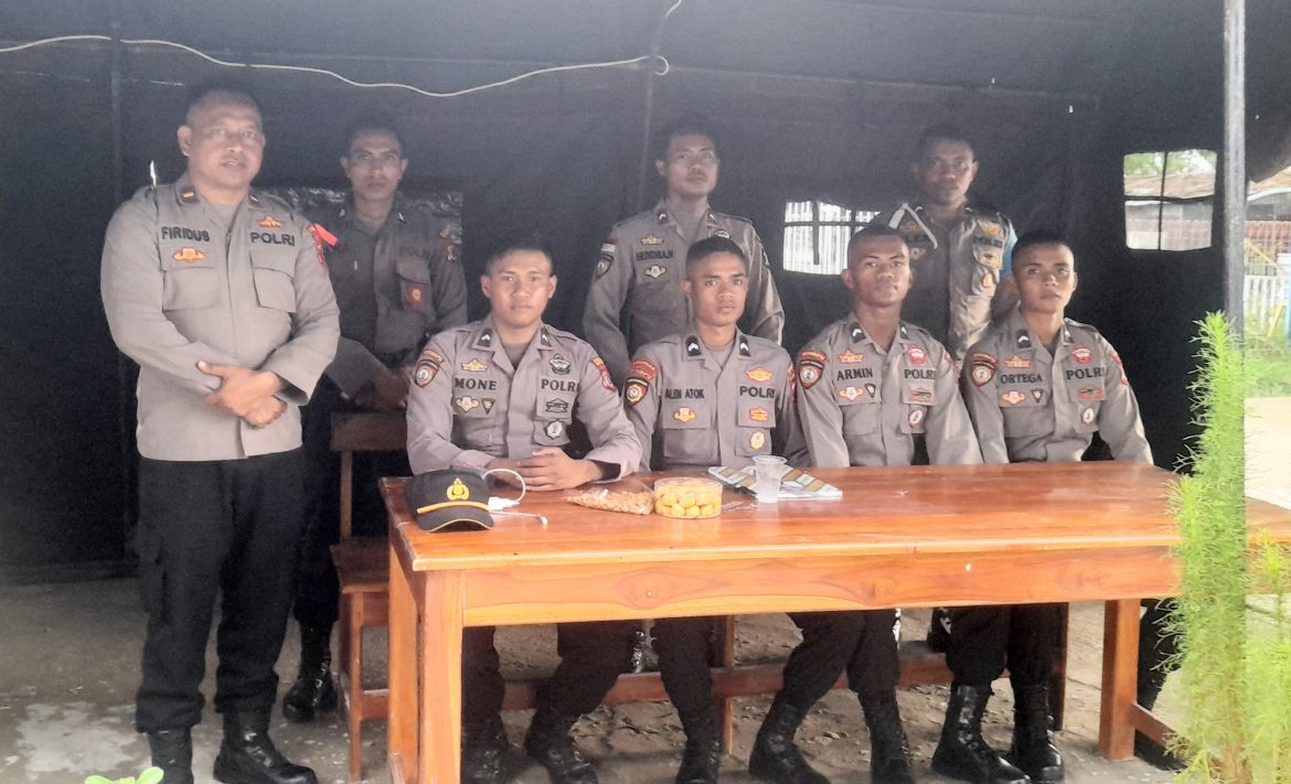 Pospam Nataru Polres Malaka Berikan Rasa aman bagi Masyarakat 