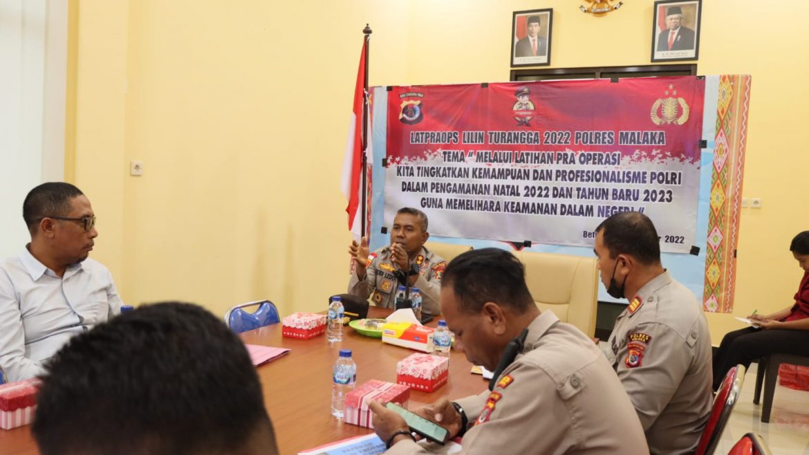 Polres Malaka Gelar LatpraOPS Lilin Turangga 2022