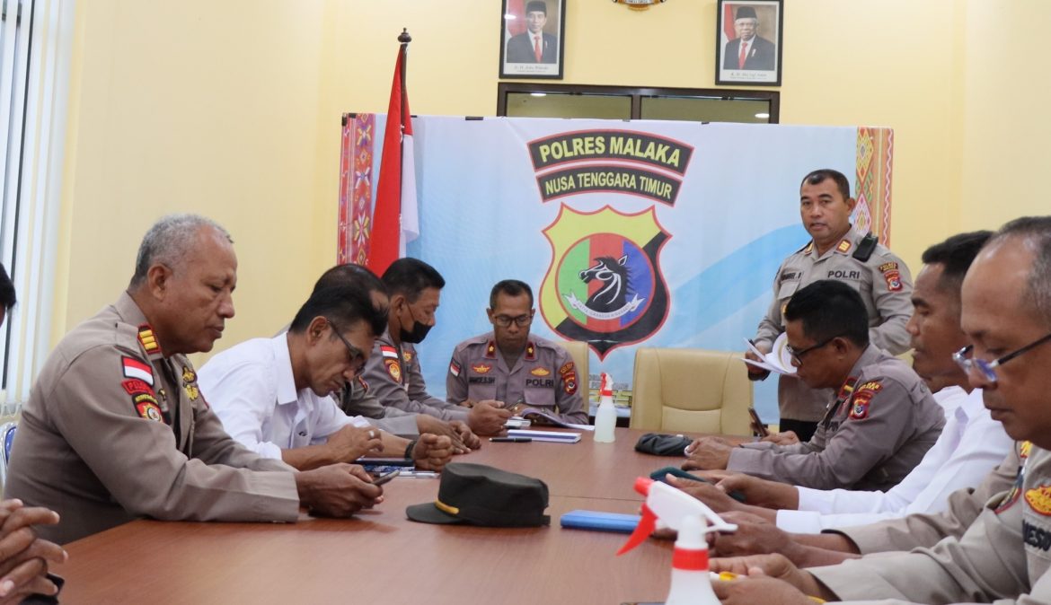 Anev Mingguan Ukur Kinerja & Keberhasilan Polres Malaka