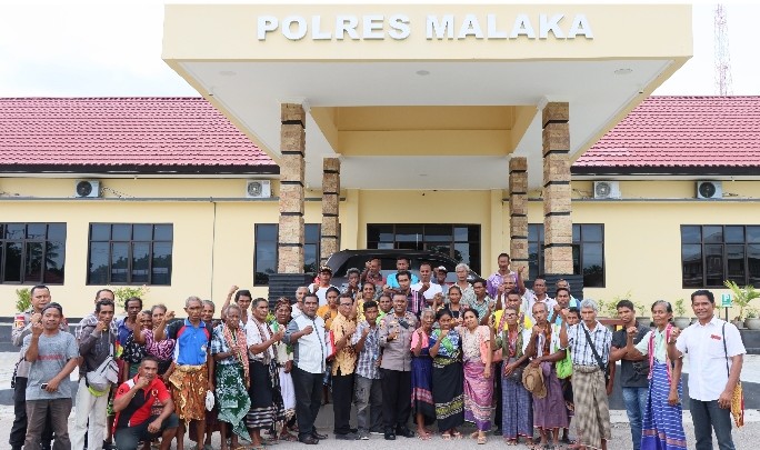 Pertemuan Kapolres Malaka Dengan Masyarakat Pemilik Lahan PIR Ini Yang Disampaikan