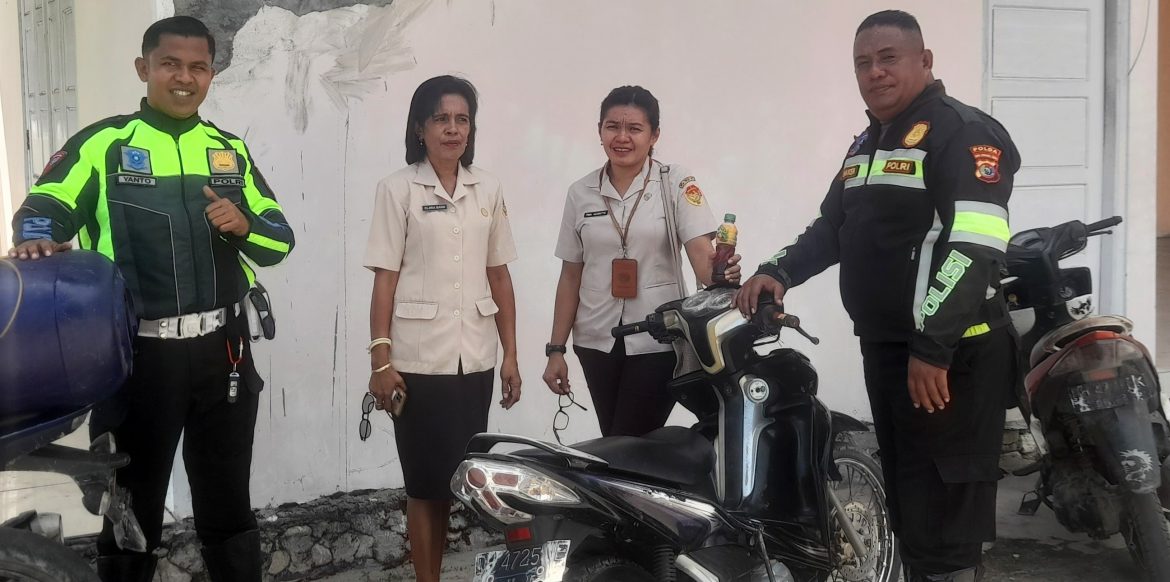 Polres Malaka Bersama UPT Penda Propinsi NTT Gelar Penertiban Pajak Ranmor 