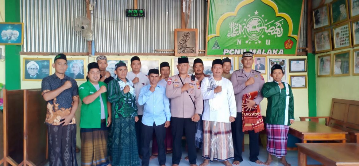 Jumat Curhat Polsek Malaka Tengah dengan Pimpinan NU Ini Yang dibahas