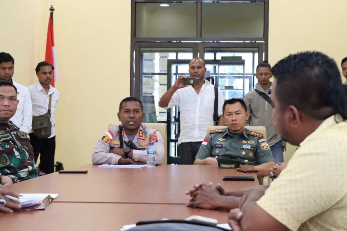 DiMalaka Pengesahan Warga PSHT, TNI -Polri Pemkab Toda Toga Sepakat Tidak konvoi Gunakan SPM