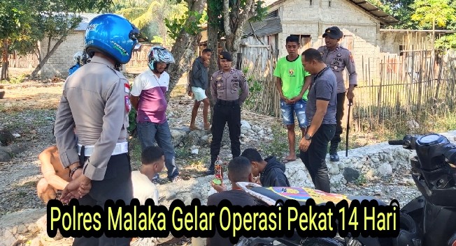 Polres Malaka Gelar Operasi Pekat Turangga 2023 14 Hari Ini Sasarannya