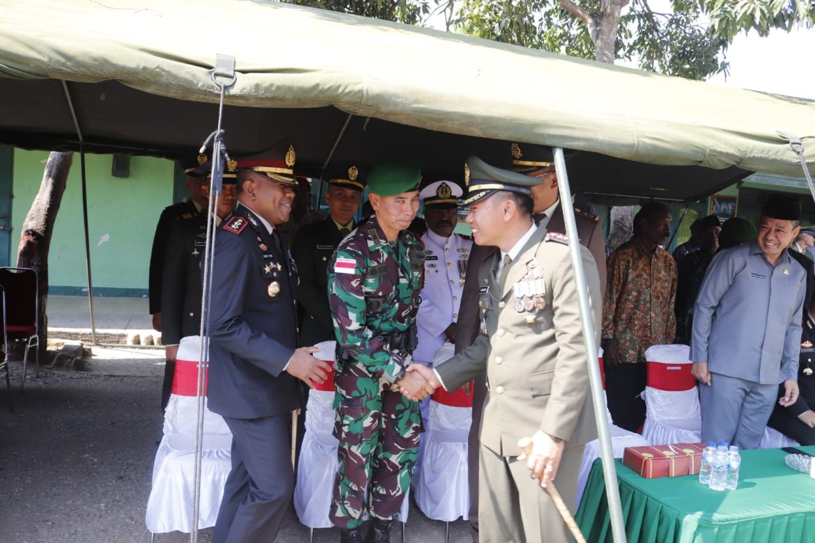 Sinergitas TNI-Polri, Kapolres Malaka Hadiri Upacara HUT TNI Ke-78