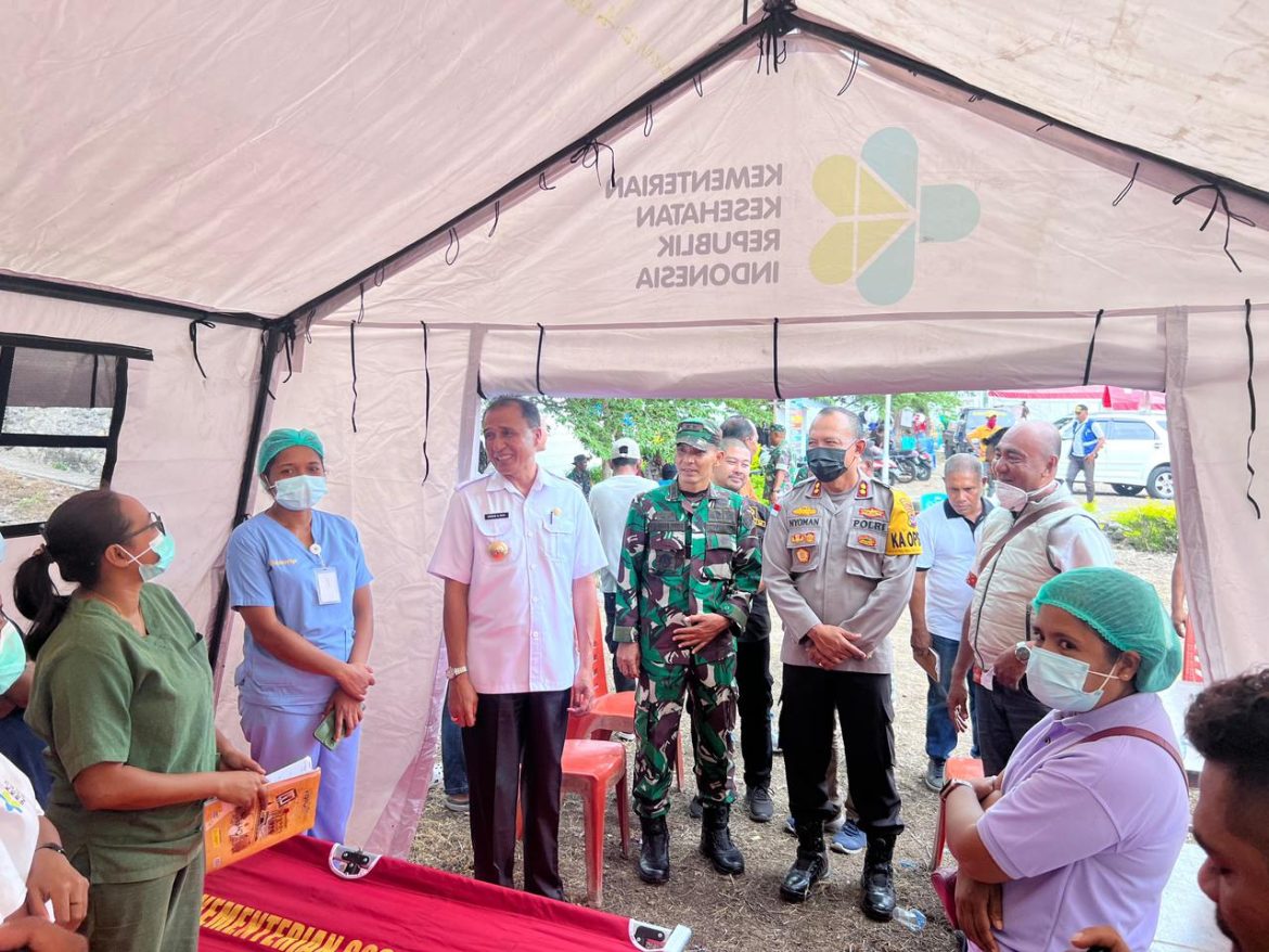 Langkah Polri – Polda NTT, Polres Flotim Dalam Upaya Penaggulangan Bencana Alam Erupsi Gunung Lewotobi.-