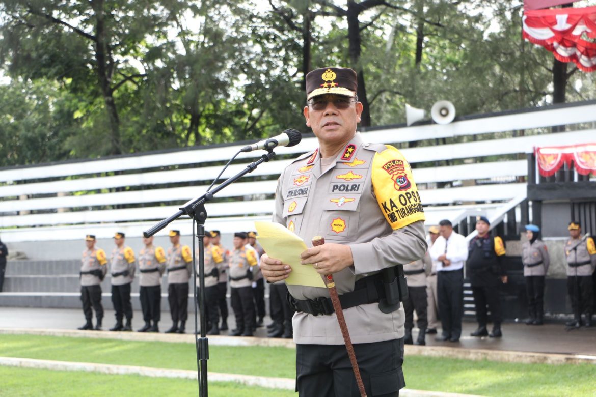 Pastikan Pemilu 2024 Berjalan Aman dan Lancar, Kapolda NTT Geser Ratusan Anggotanya BKO Sembilan Polres Amankan TPS.-