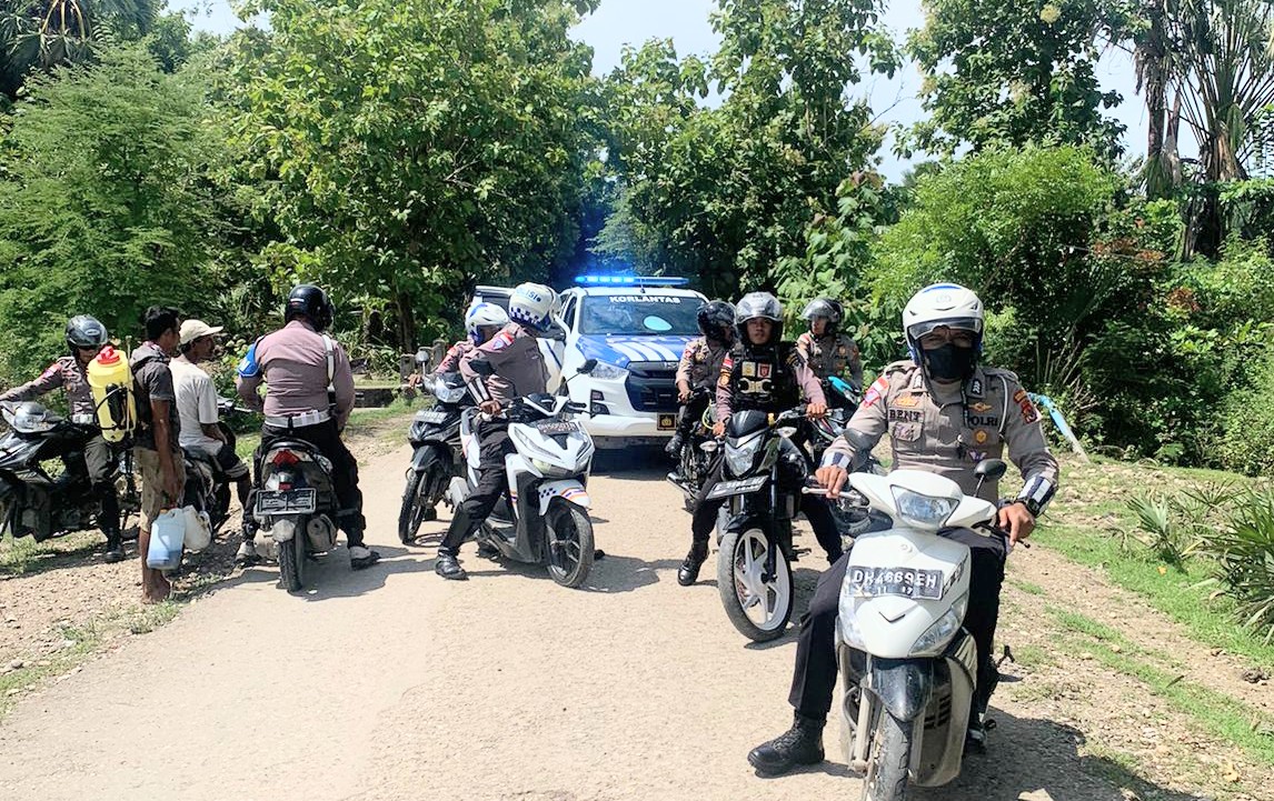 Hari Ke 12 OPS Keselamatan Satlantas Polres Malaka Dapati 11 Pelanggaran 