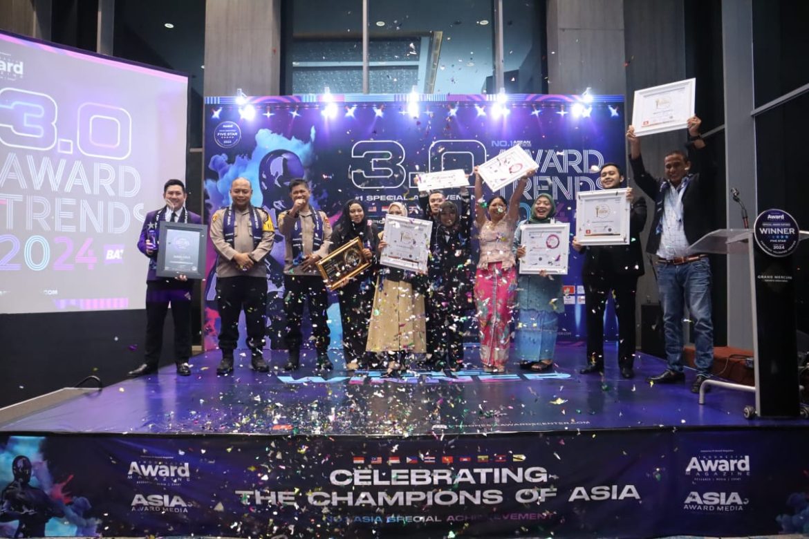 Kapolres Manggarai, AKBP Edwin Saleh, Raih Penghargaan Bergengsi dari Asia Choice Awards.