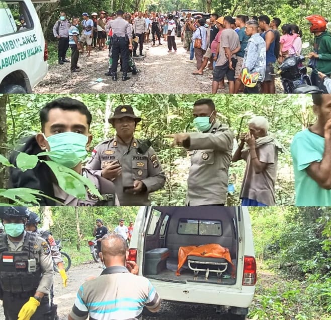 Temuan Mayat Laki – Laki Tanpa Identitas di-Hutan Kateri-Bakiruk Malaka Tengah 