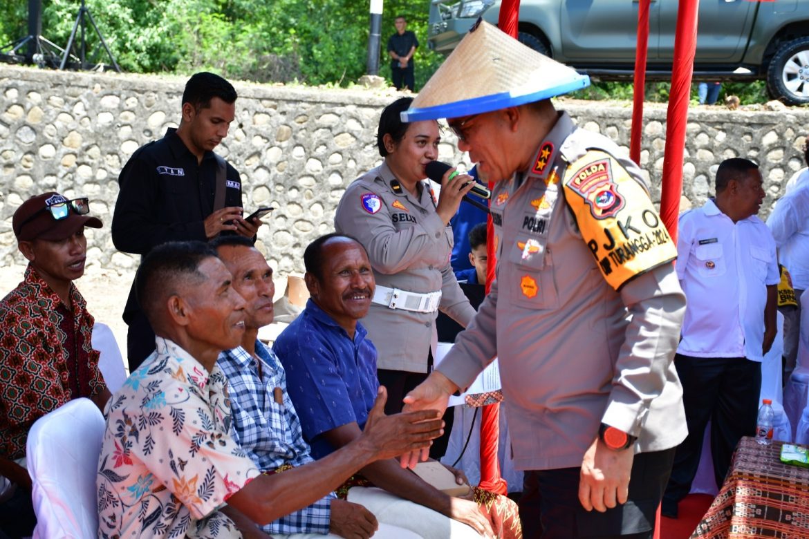 Kapolda NTT Ajak Masyarakat dan TNI-Polri Tingkatkan Ketahanan Pangan Lewat Pemanfaatan Lahan di NTT