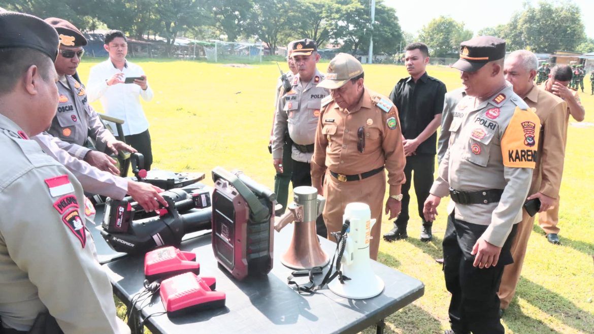 Antisipasi Bencana,Polri,TNI dan Pemkab Malaka Gelar Apel Siaga Bencana