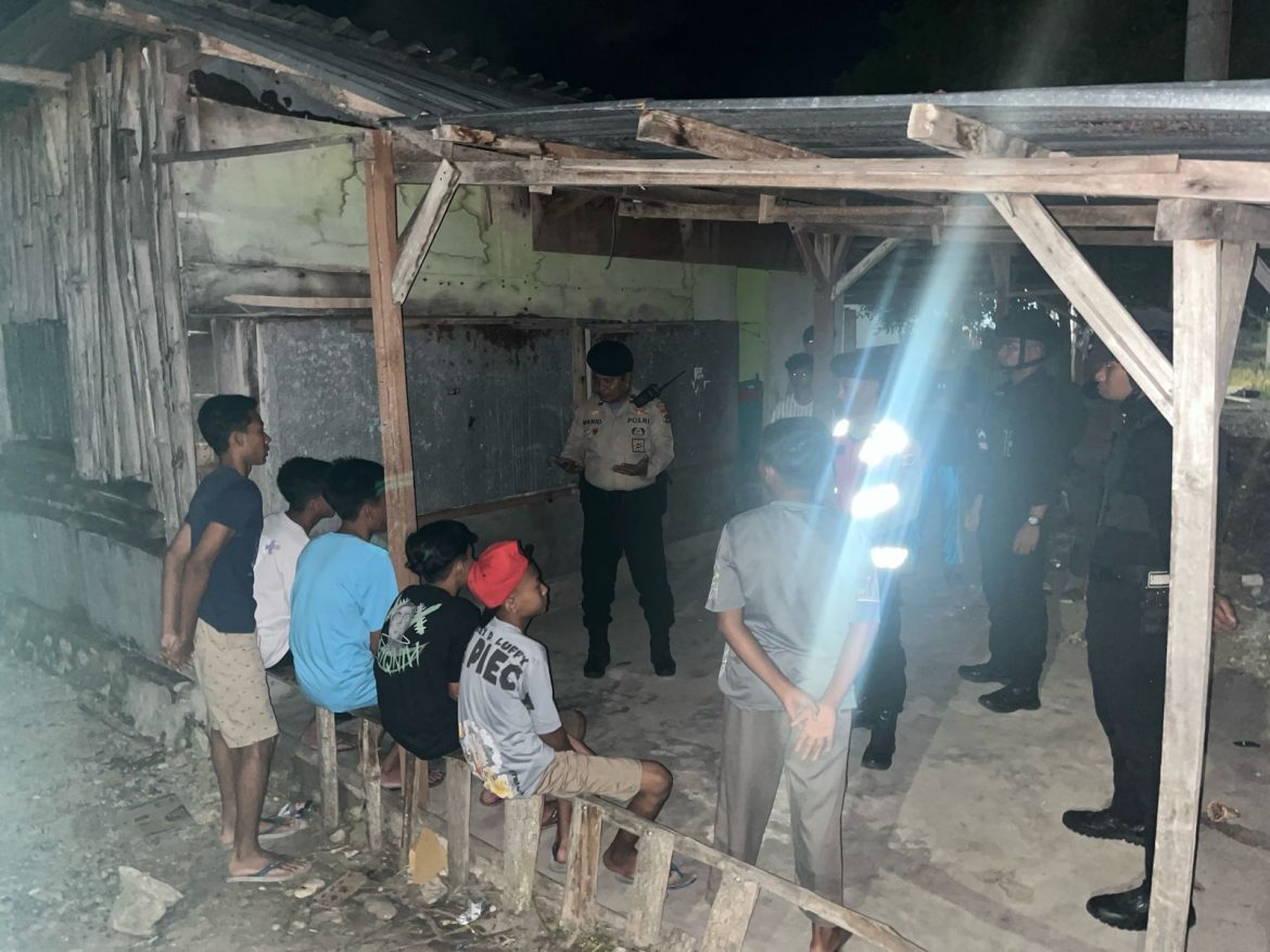 Operasi Pekat Hari ke 12 Polisi Gelar Razia Preman, Sisir Kota Betun dan Sekitarnya