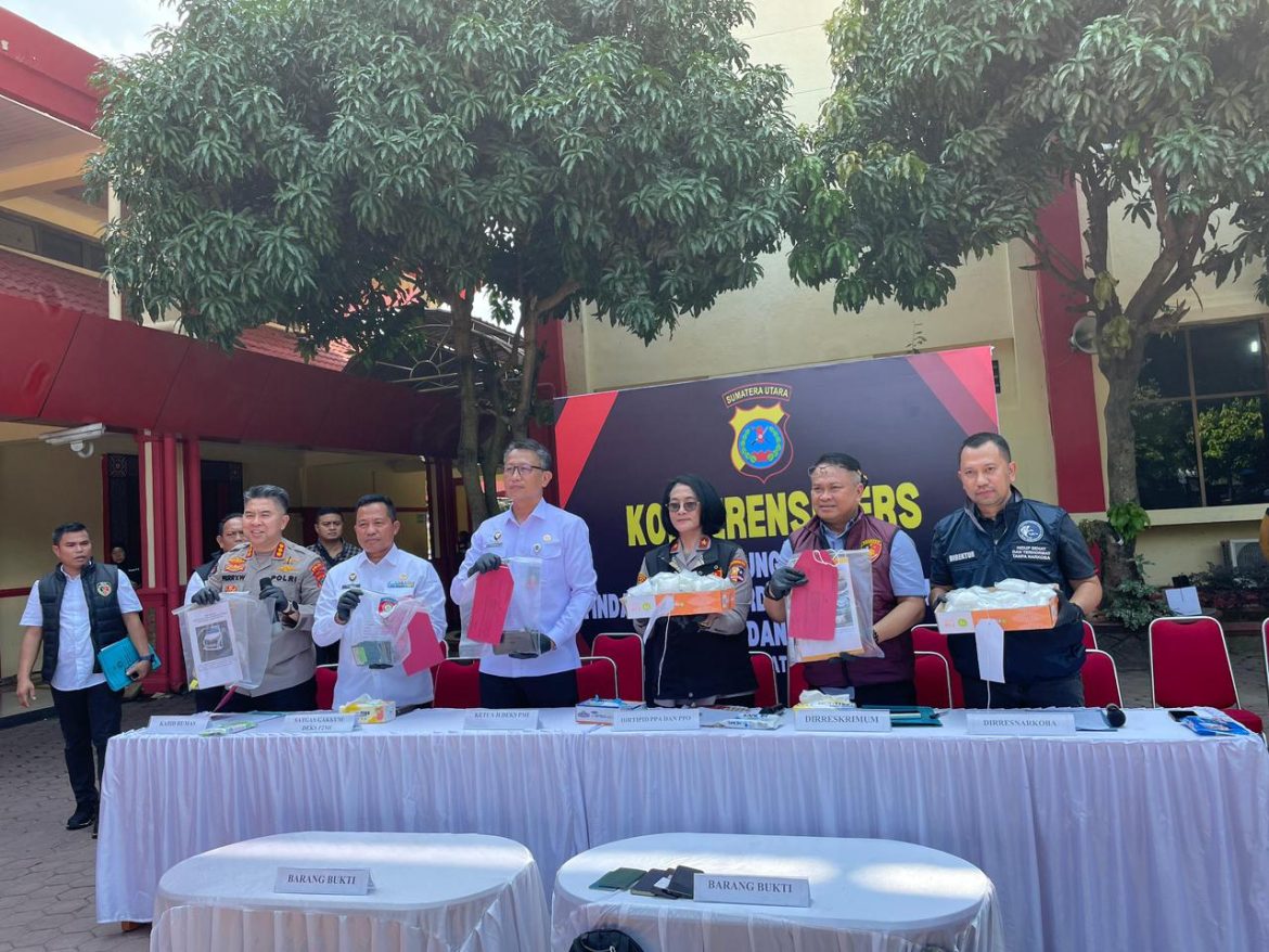 130 Kasus TPPO Terungkap, Bareskrim Polri Tegaskan Komitmen Lindungi PMI Lewat Konferensi Pers di Polda Sumut