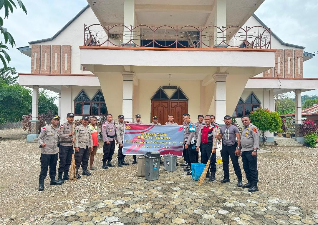 Sambut Hari Bhayangkara ke-79, Polres Malaka Gelar Bakti Religi di Gereja Ebenhaezer Betun