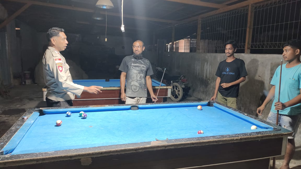 Polsek Malaka Tengah Gencarkan Patroli Malam Minggu Demi Jaga Kamtibmas