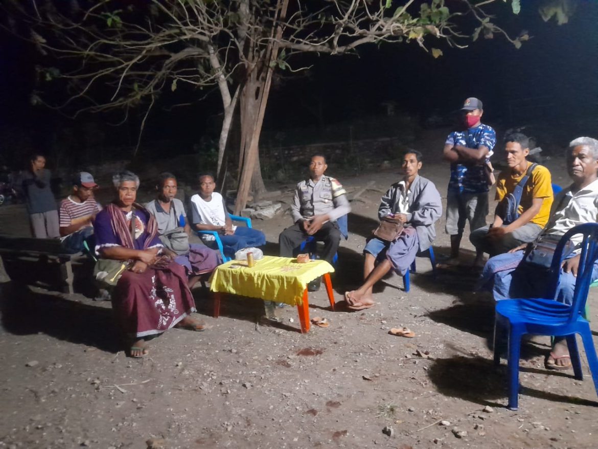 Polsek Laenmanen Intensifkan Patroli Dialogis di Desa Kapitan Meo untuk Jaga Keamanan dan Keselamatan Warga