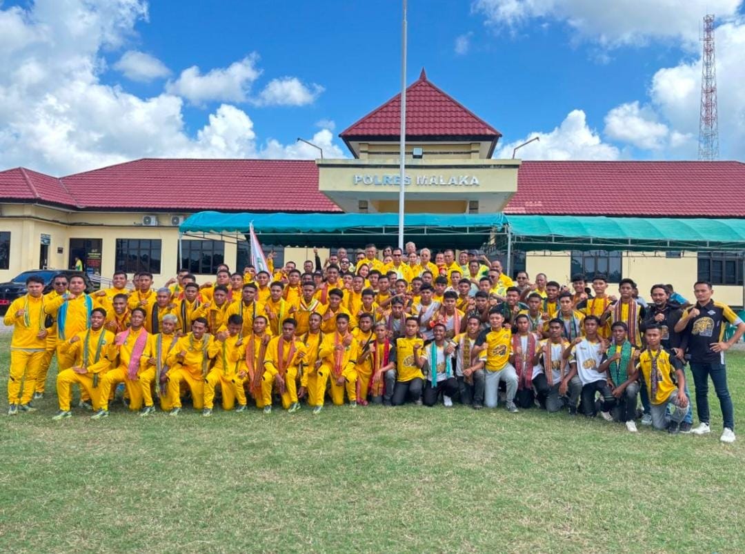 Polres Malaka Dukung Penuh Pelepasan Kontingen PS Malaka dan Sergio FC U-17 untuk Bertanding di Piala Gubernur NTT Soeratin Cup 2025