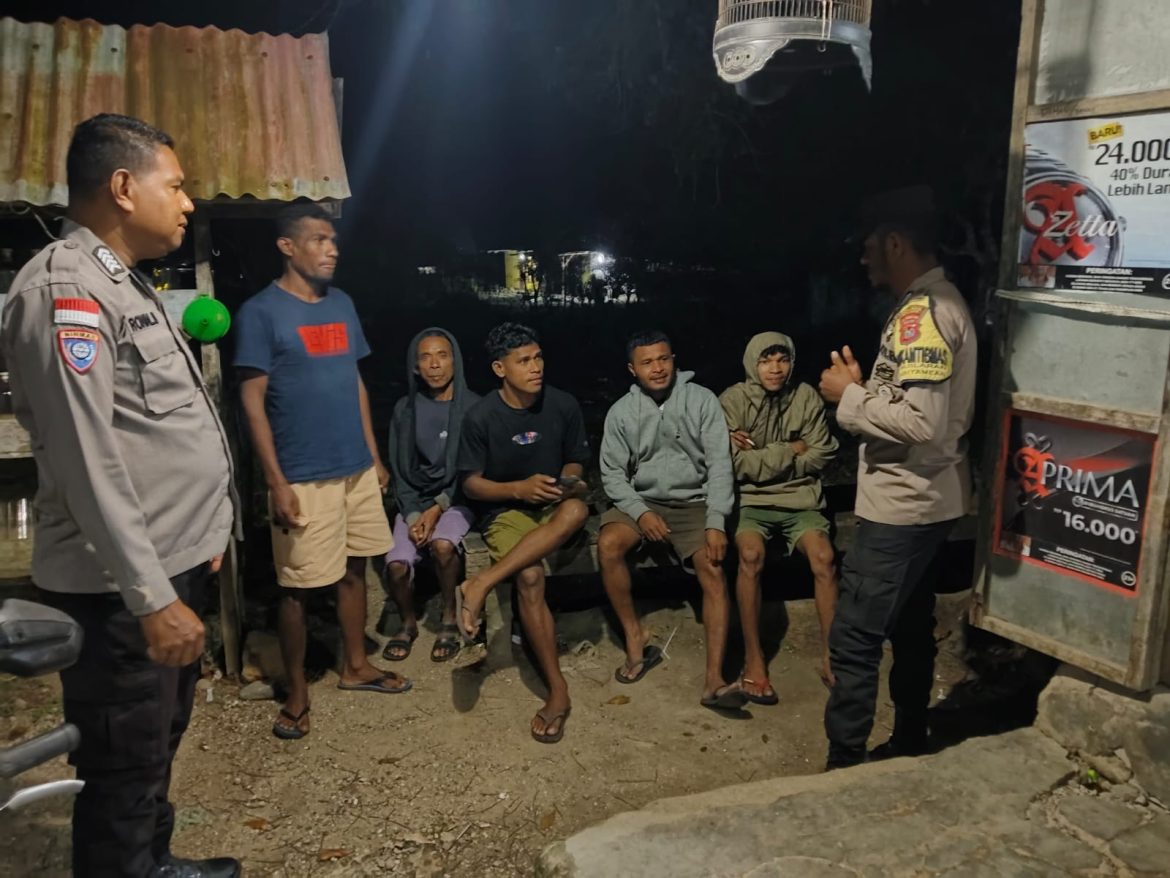 Ciptakan Rasa Aman, Polsek Sasitamean Gencar Patroli Dialogis dan Himbauan Kamtibmas