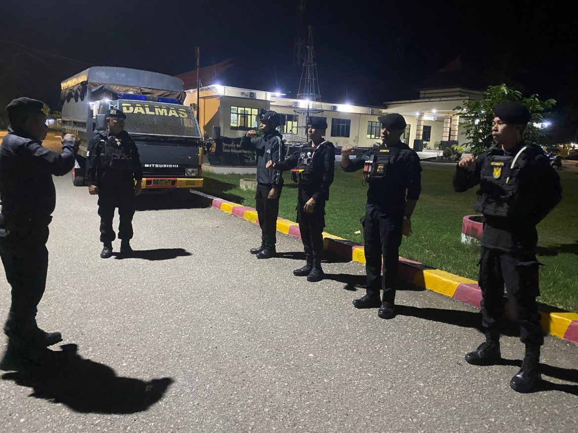 Patroli Kota Presisi: Samapta Polres Malaka Aktif Ciptakan Rasa Aman di Malam Hari
