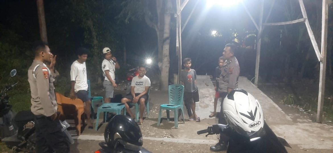 Polsek Malaka Tengah Gencarkan Patroli Dialogis, Antisipasi Curanmor dan Tawuran Pemuda