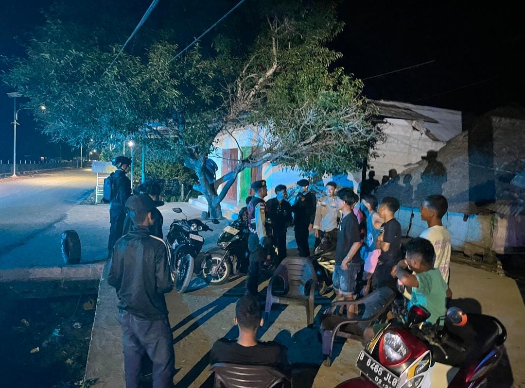 Patroli Humanis Polres Malaka, Remaja Diedukasi, Warga Merasa Aman