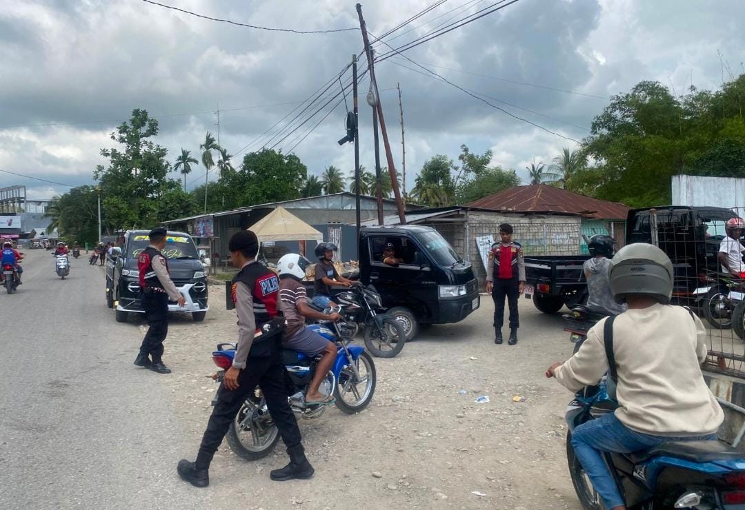 Patroli Kota Presisi, Polres Malaka Cegah Gangguan Kamtibmas dan Tertibkan Sopir Pickup