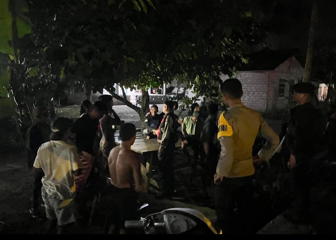 Polsek Malaka Tengah Giatkan Patroli Dialogis, Warga Diimbau Waspadai Curanmor dan Tawuran Pemuda