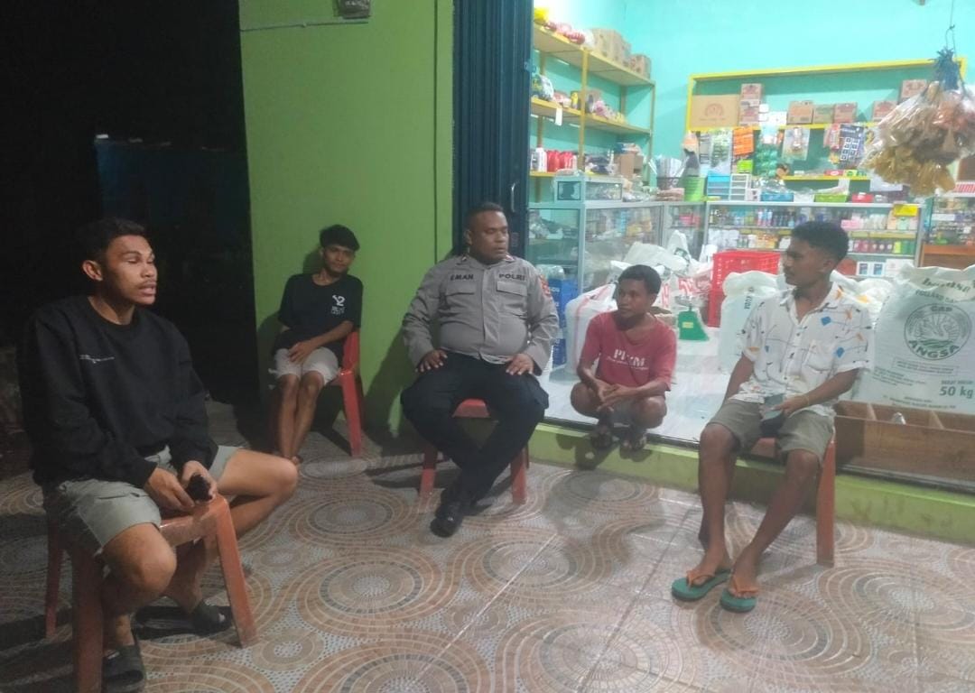 Patroli Dialogis Polsek Laenmanen: Ajak Warga Jaga Kamtibmas dan Waspada TPPO