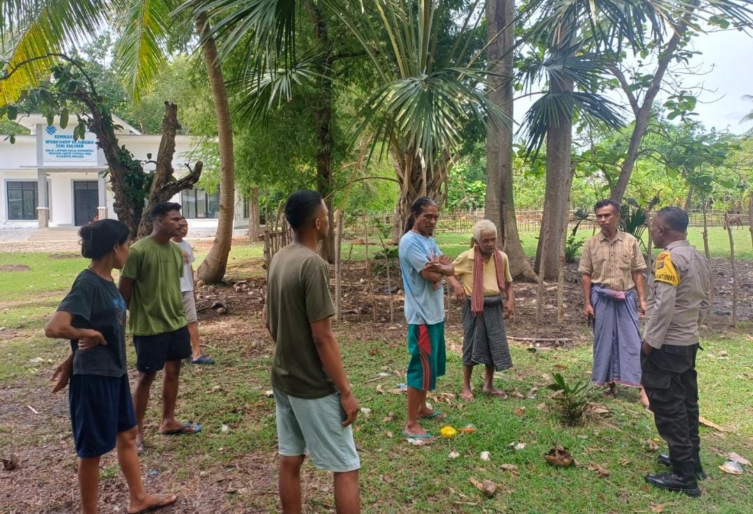 Turun Langsung ke Desa, Polisi Ajak Warga Malaka Barat Bersatu Ciptakan Lingkungan Aman