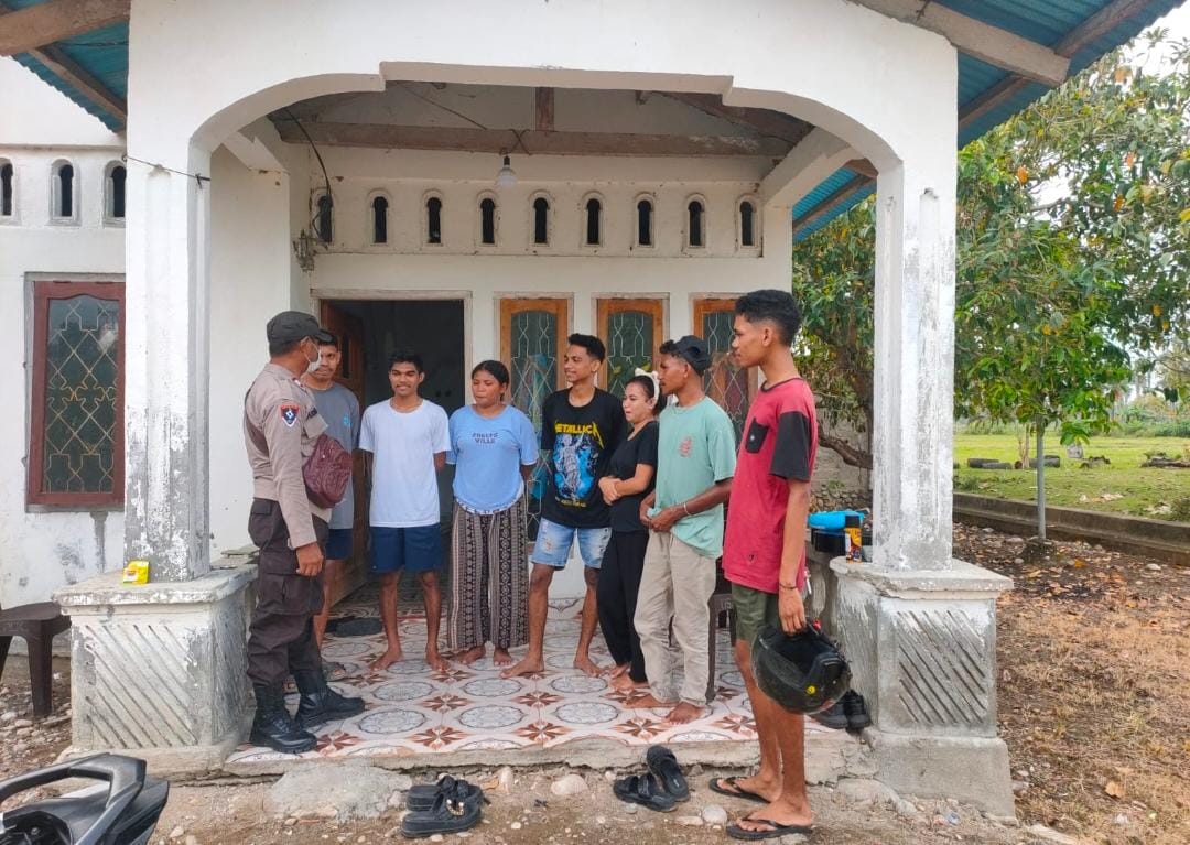 Polsek Malaka Tengah Gencarkan Patroli Dialogis, Ajak Warga Waspadai TPPO dan Ciptakan Lingkungan Aman