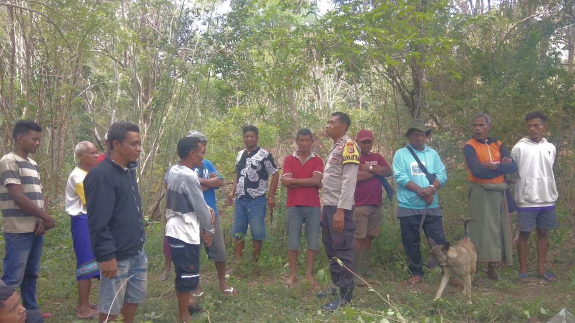 Patroli humanis Polsek Laenmanen, warga Kapitan Meo diajak jaga kampung bebas judi dan miras