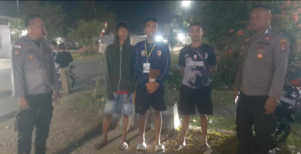 Cegah Aksi Kriminal, Polsek Malaka Tengah Sisir Wilayah Rawan di Malam Hari