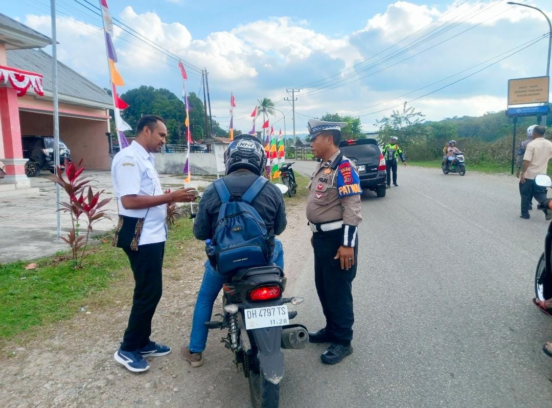 Satlantas Polres Malaka Bersama BPKPD dan Dispenda Gelar Penertiban Pajak Kendaraan, Tertibkan 17 Penunggak Pajak