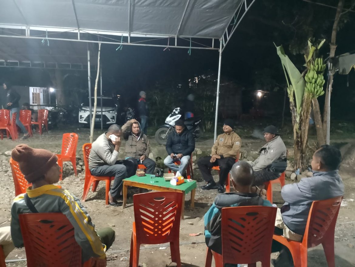 Polsek Malaka Timur sasar daerah rawan dalam patroli malam cegah kriminalitas
