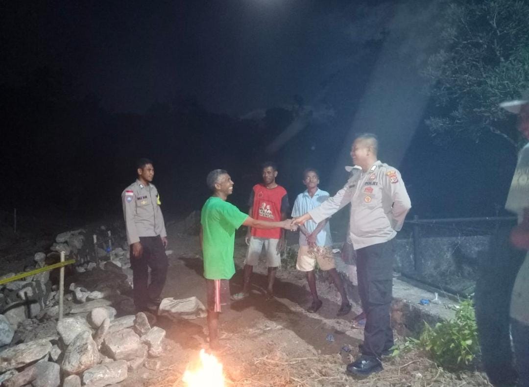 Polsek Malaka Timur intensifkan patroli dialogis cegah gangguan kamtibmas di wilayah rawan