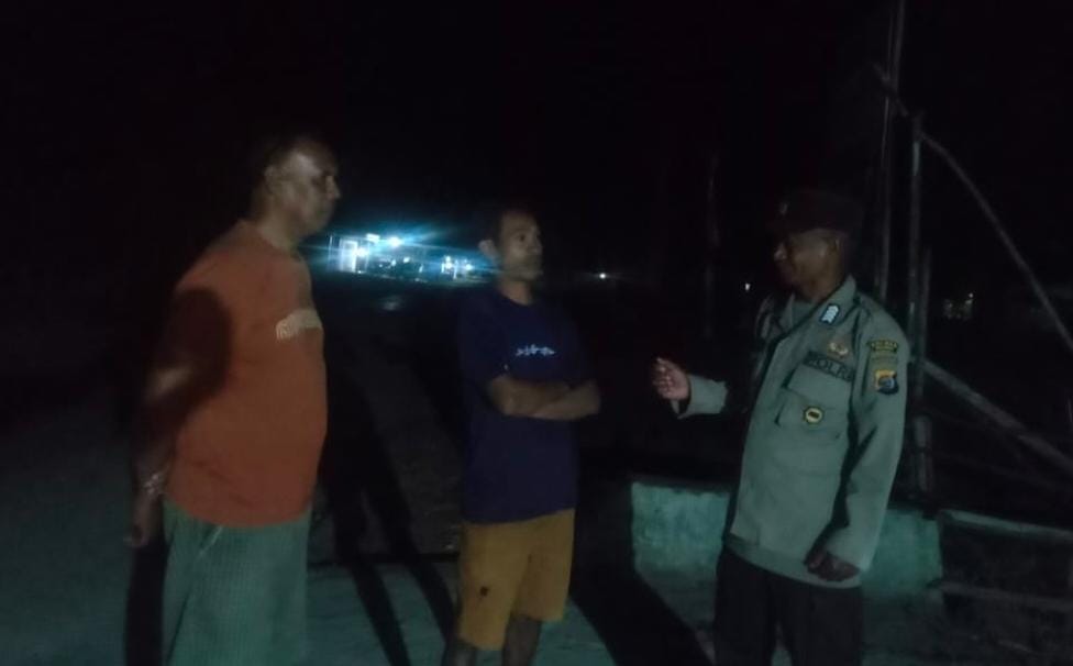 Polsek Malaka Timur Gelar Patroli Dialogis dan Himbauan Kamtibmas, Cegah Gangguan Keamanan