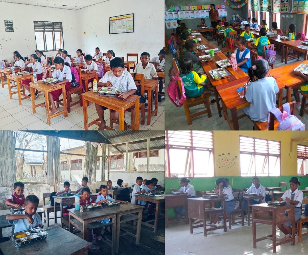 Polsek Malaka Barat Monitoring Pendistribusian Makanan Bergizi Gratis, Dukung Program Pemerintah Atasi Stunting