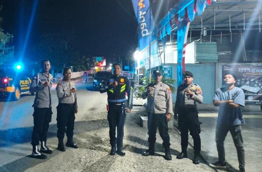 Polres Malaka Intensifkan Patroli Kota Presisi, Wujudkan Keamanan dan Ketertiban di Wilayah Hukum Malaka