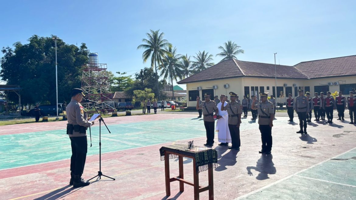 Mutasi Jabatan, Polres Malaka Kukuhkan Kabag Log, Kasi Propam, dan Sertijab Kasiwas