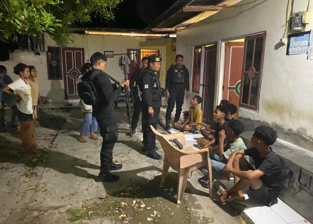 Patroli Presisi Samapta Polres Malaka Jaga Kamtibmas Malam Hari, Wujud Nyata Kehadiran Polri di Tengah Masyarakat