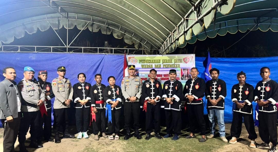 Pengesahan Warga Baru dan Pelantikan Ketua IKS-PI Kera Sakti Cabang Malaka, Polres Malaka Hadir Beri Dukungan dan Pengamanan