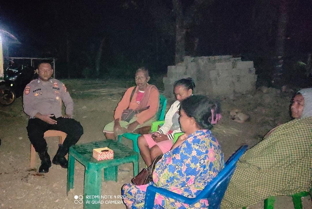 Cegah Curanmor dan Tawuran, Polsek Malaka Tengah Intensifkan Patroli Malam