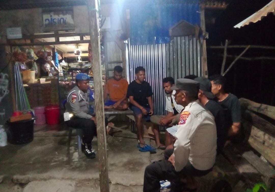 Polsek Sasitamean Gelar Patroli Dialogis, Wujudkan Situasi Kamtibmas Aman dan Kondusif