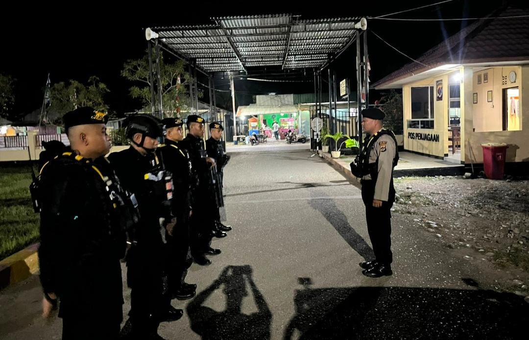 Polres Malaka Gelar Patroli Presisi Samapta, Wujudkan Malam Aman dan Kondusif