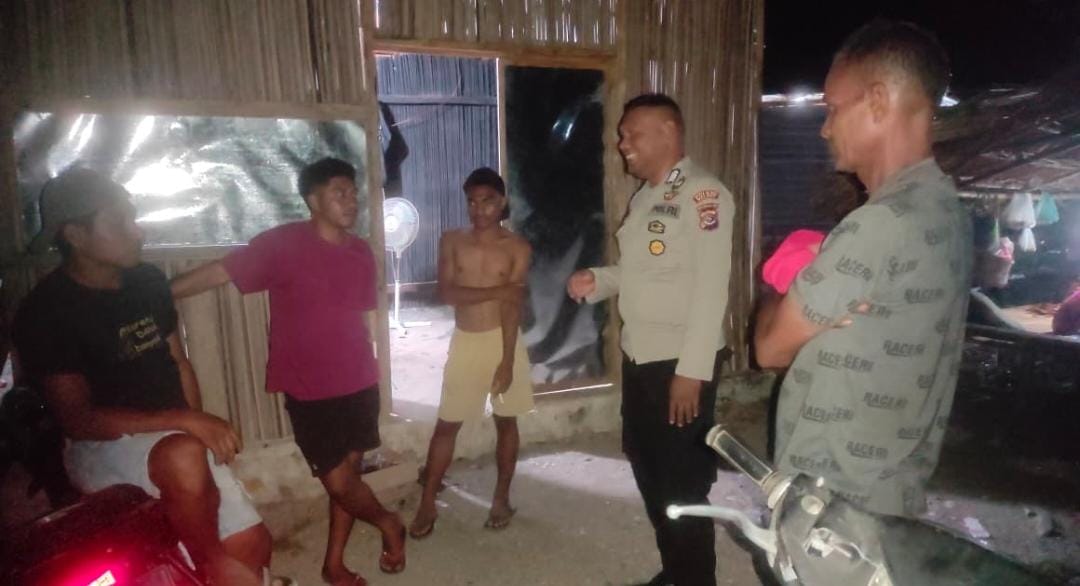 Hadir di Tengah Warga, Polsek Malaka Tengah Ajak Masyarakat Waspada Aksi Kriminal